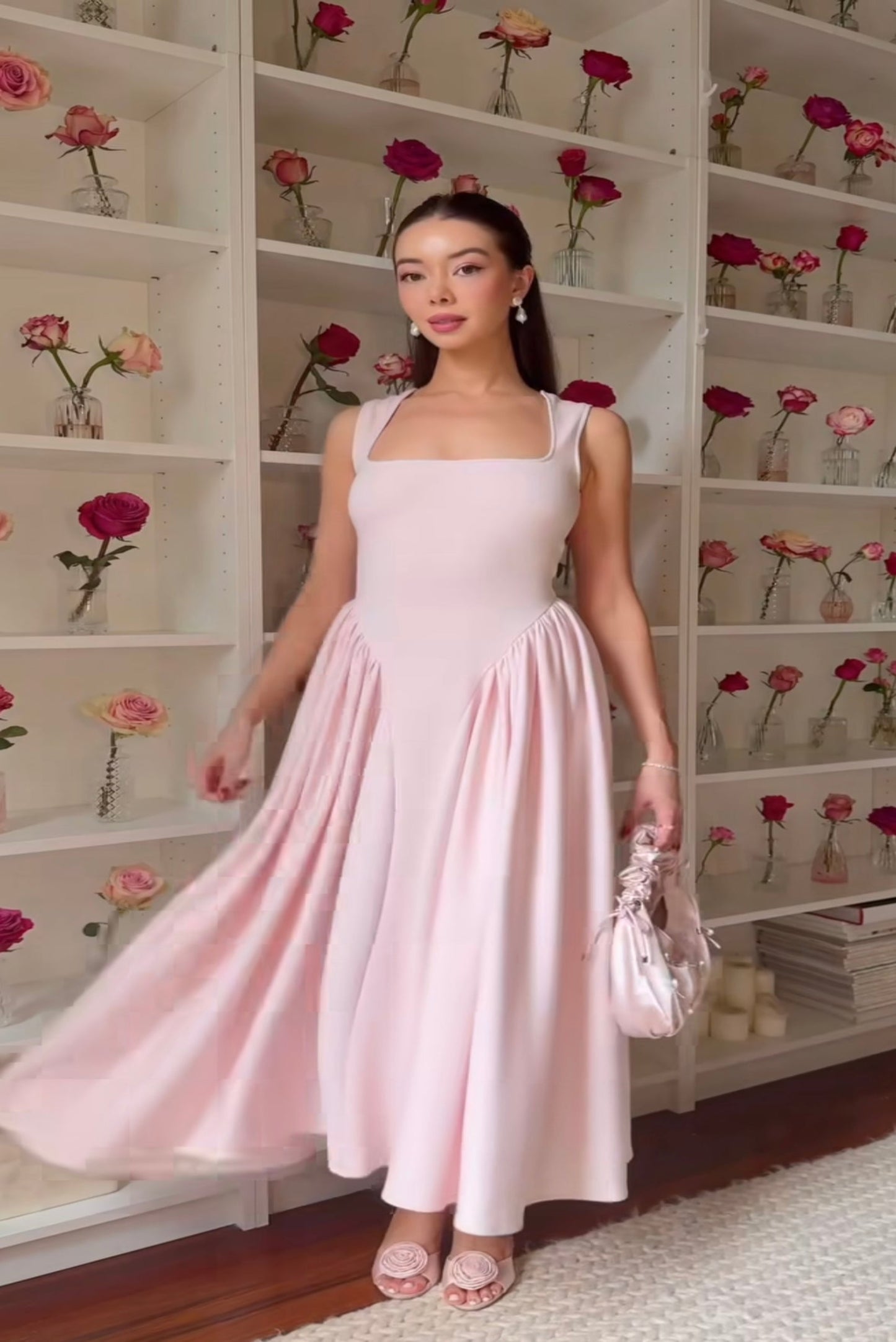 LIGHT PINK MAXI DRESS