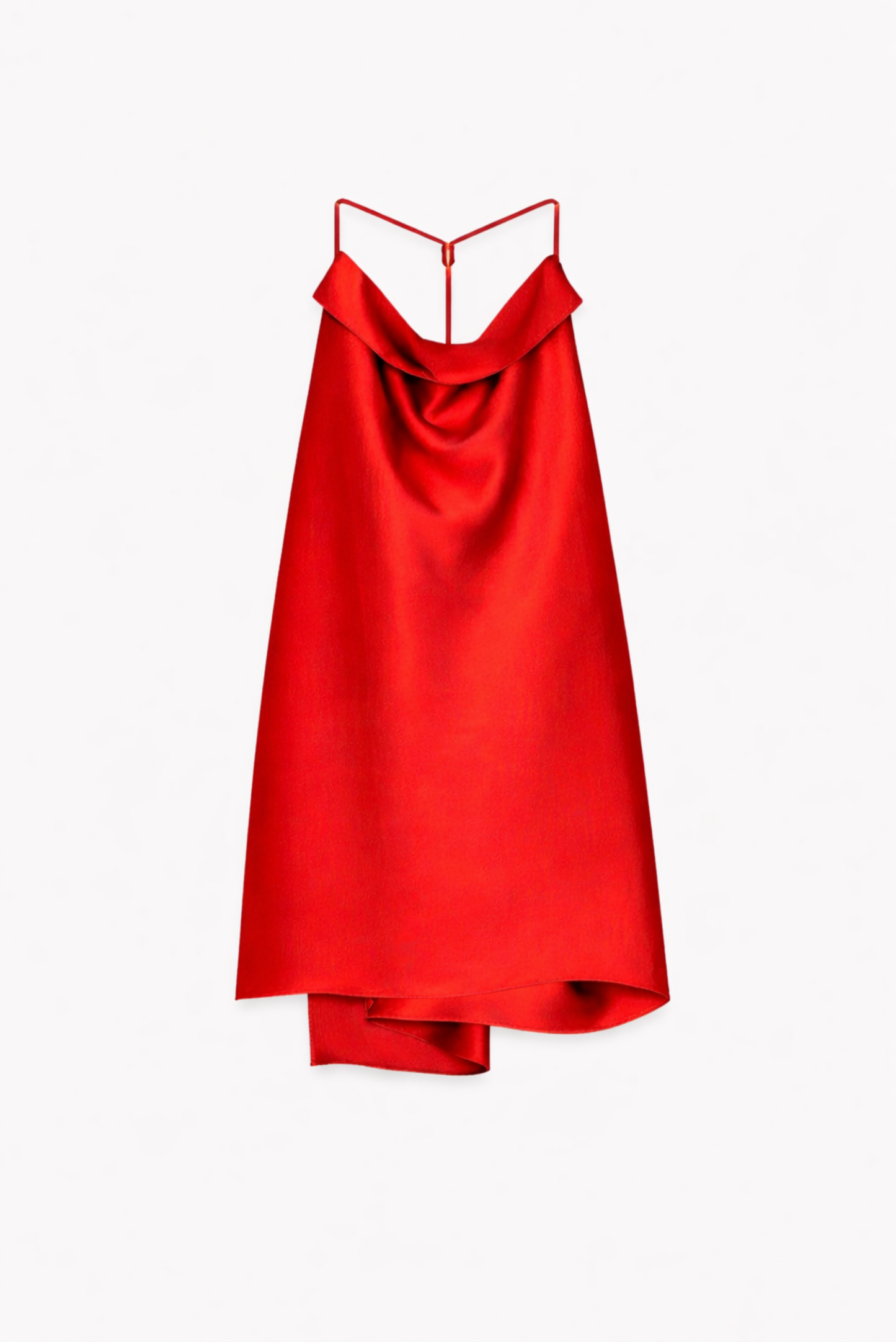RED SILK TOP