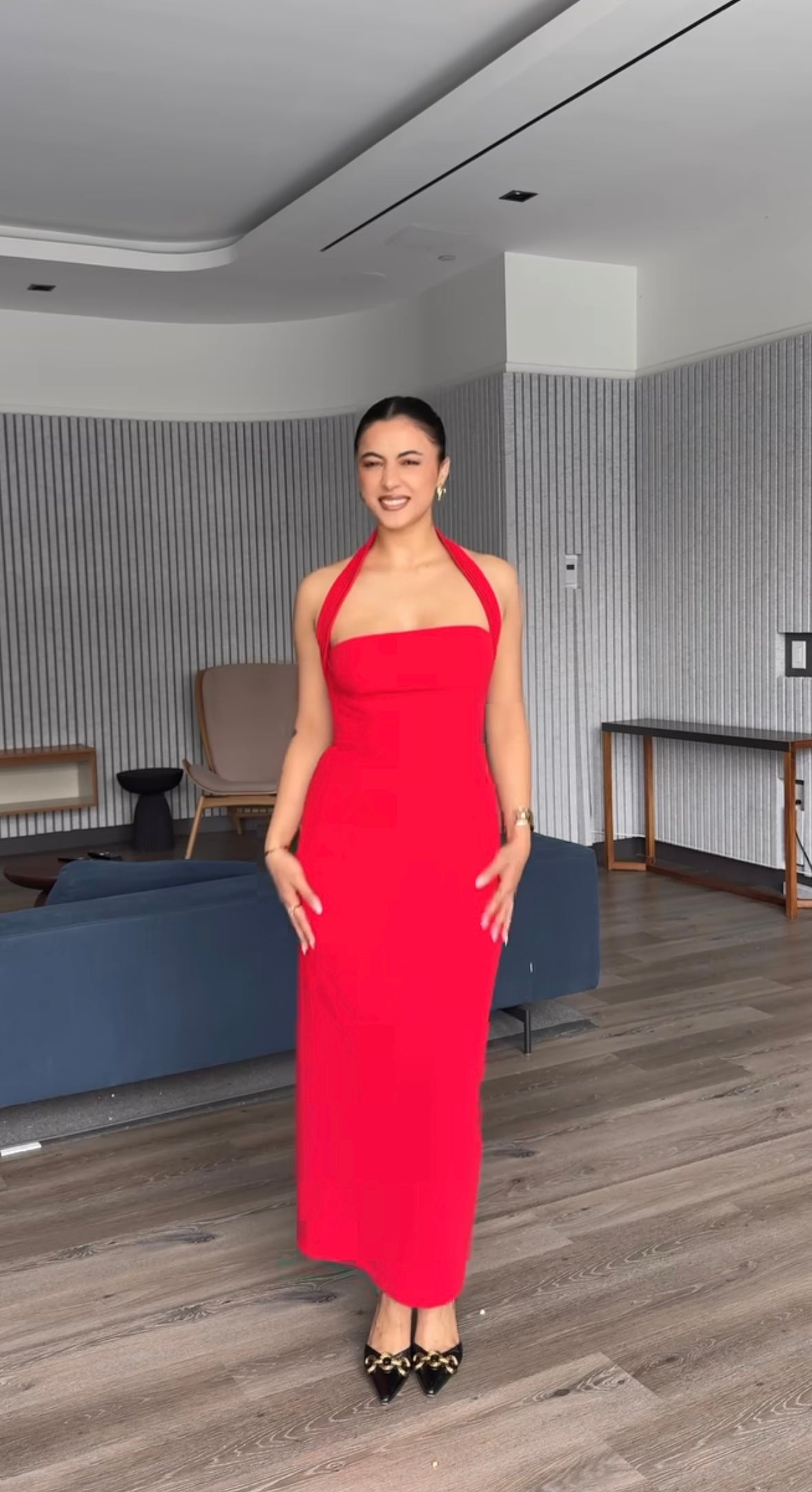 RED LONG DRESS