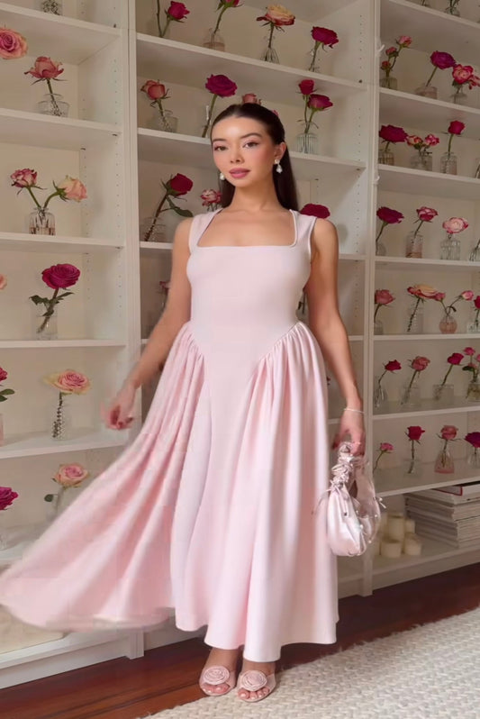 LIGHT PINK MAXI DRESS