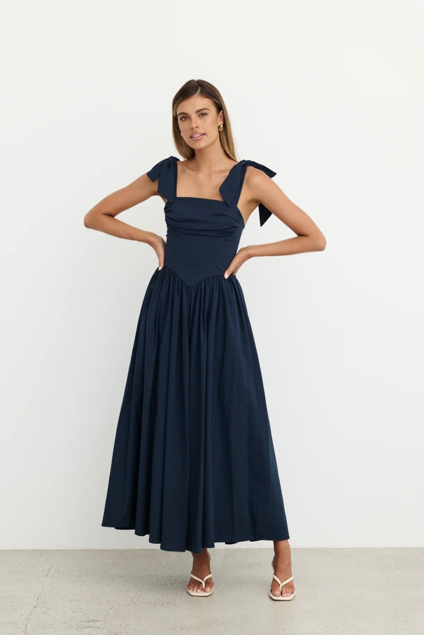 NAVY MAXI DRESS
