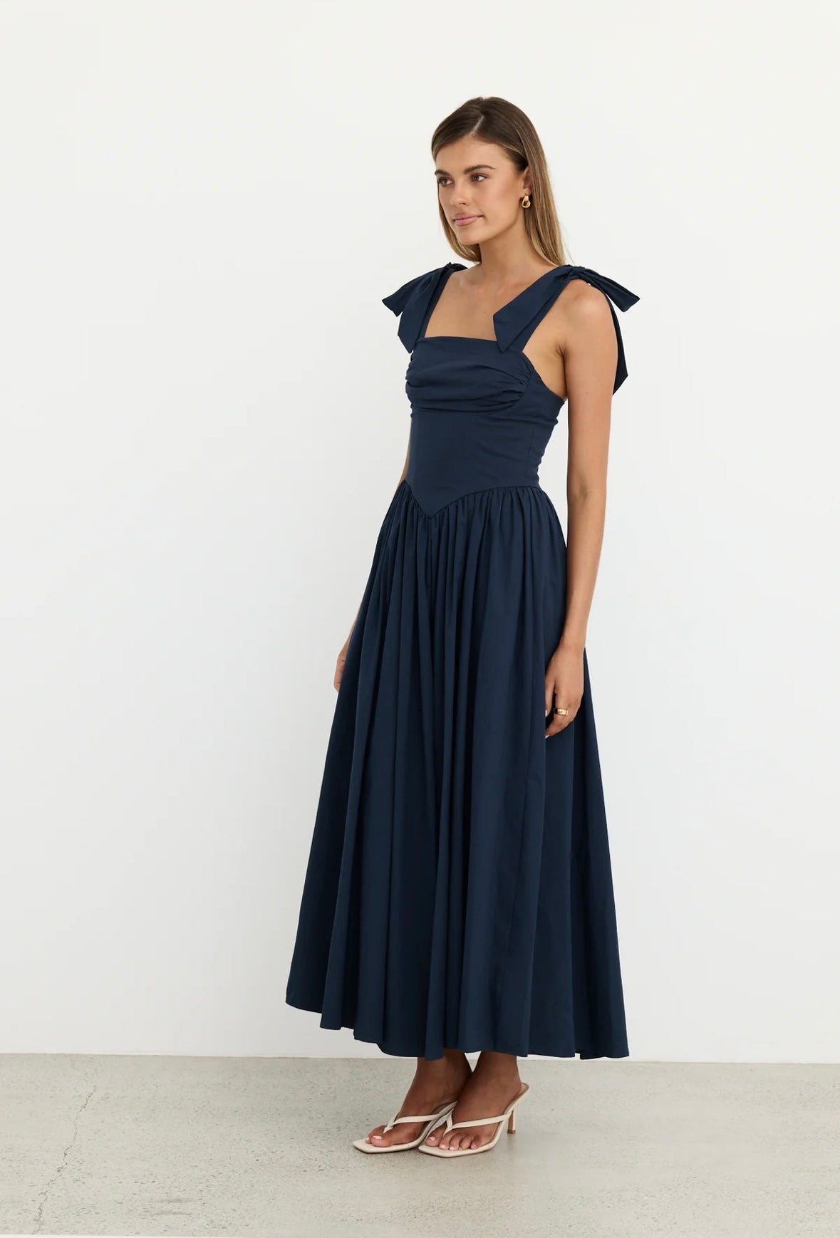 NAVY MAXI DRESS