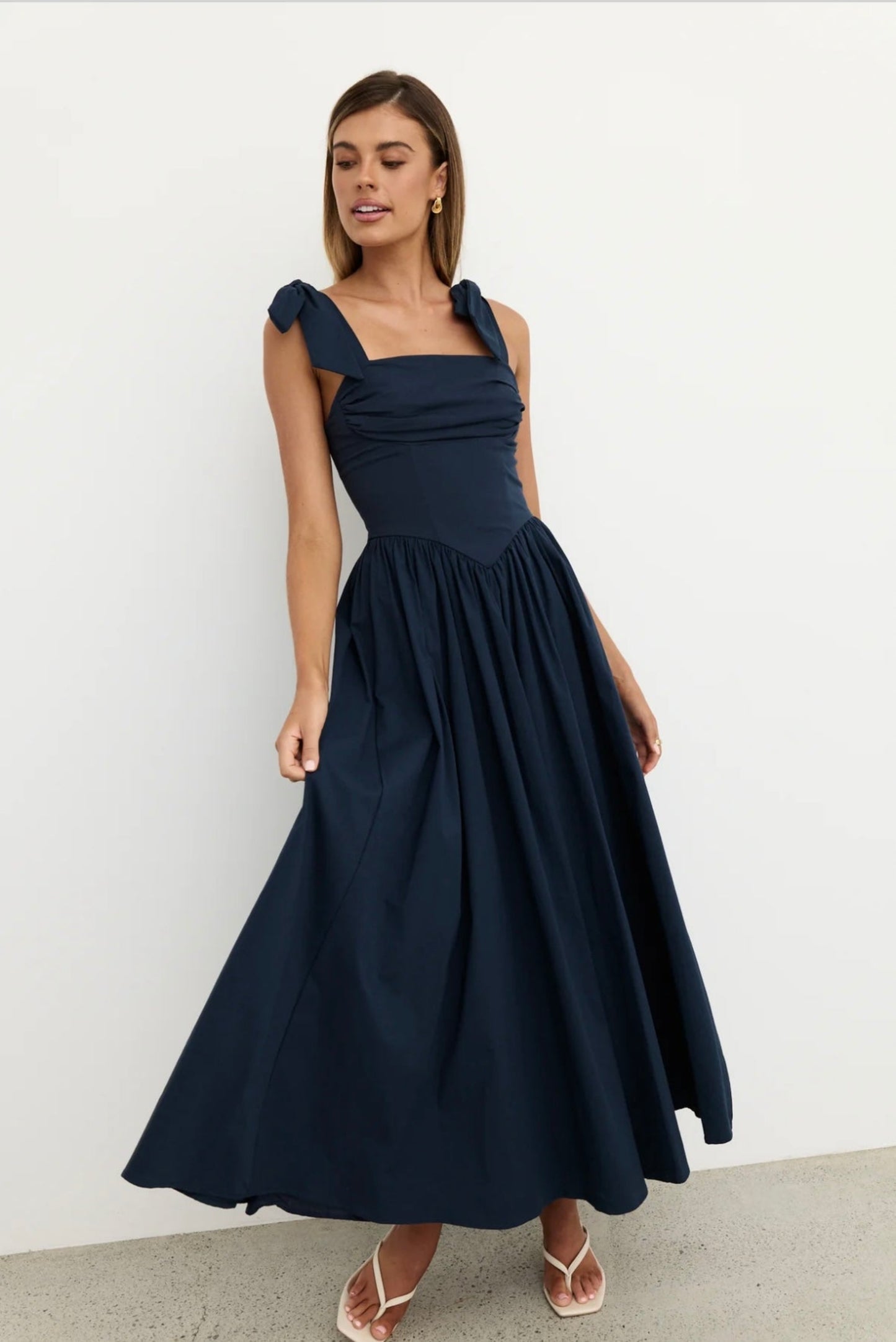 NAVY MAXI DRESS