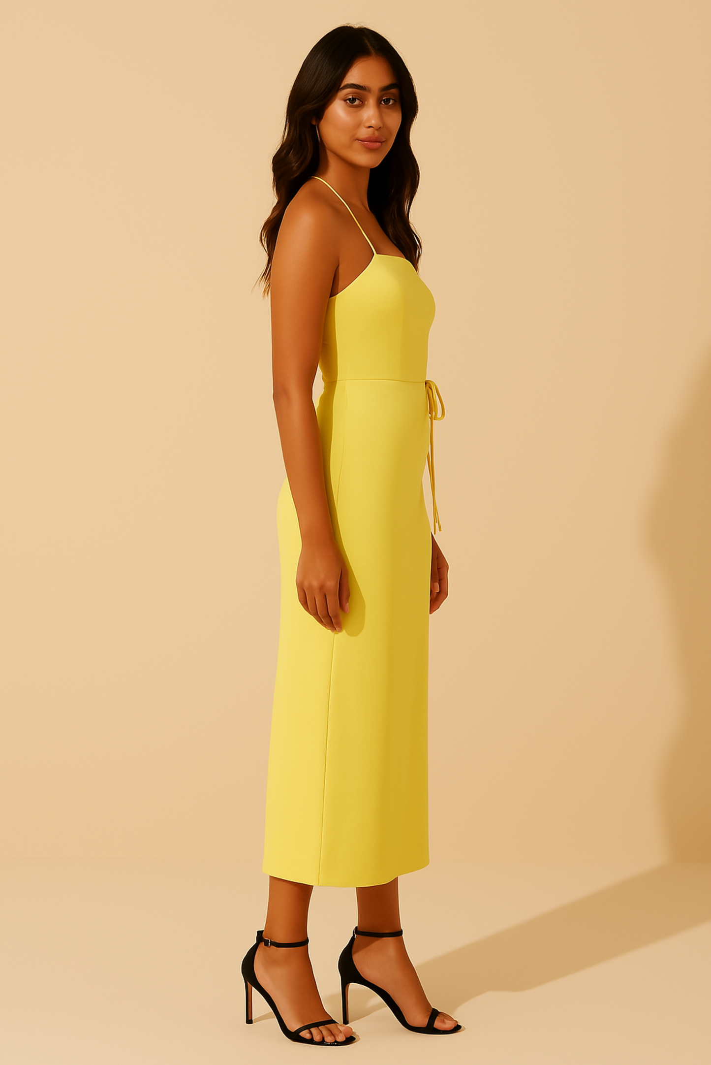 BUTTER YELLOW STRAIGHT DRESS