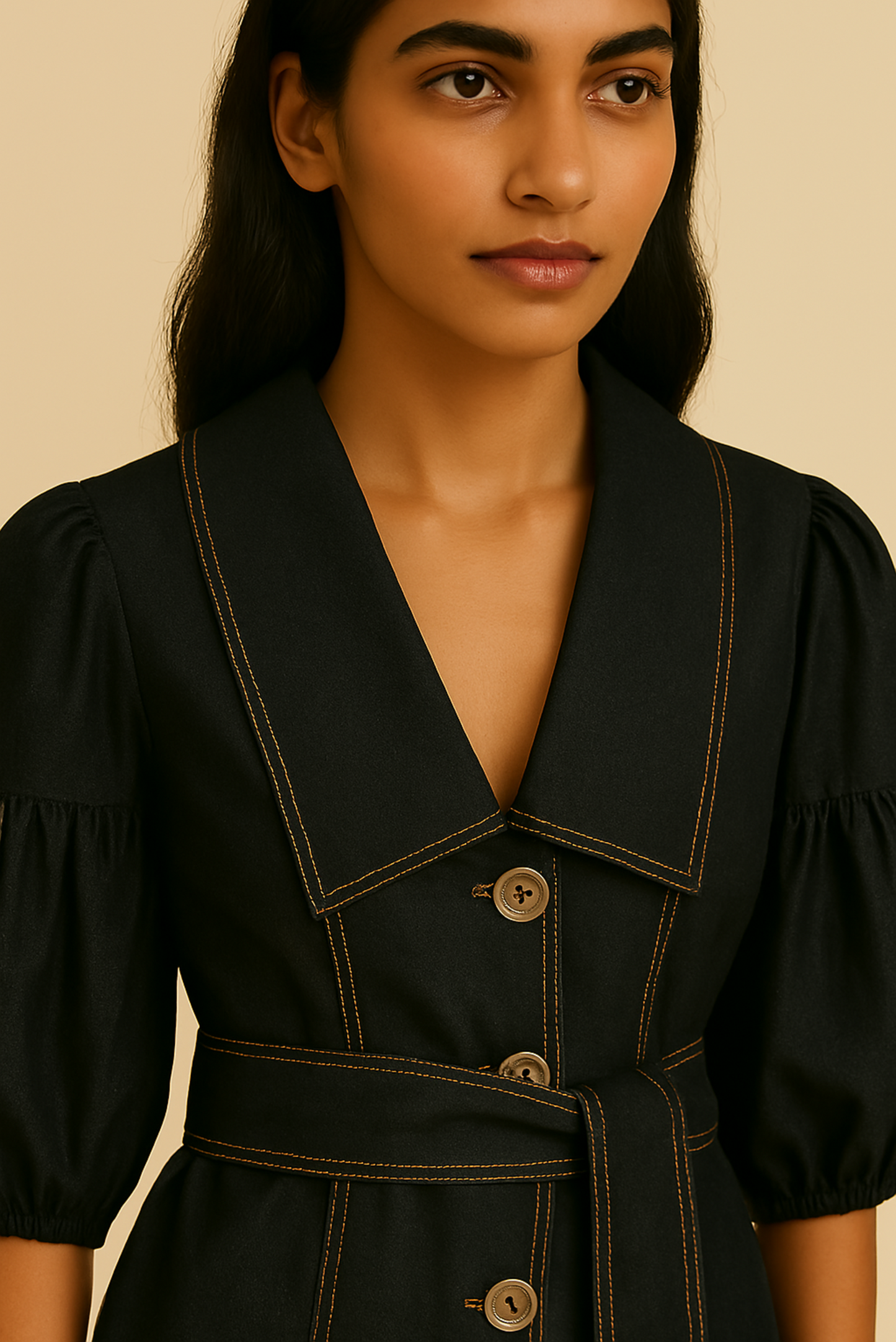 BLACK DENIM CO-ORD SET