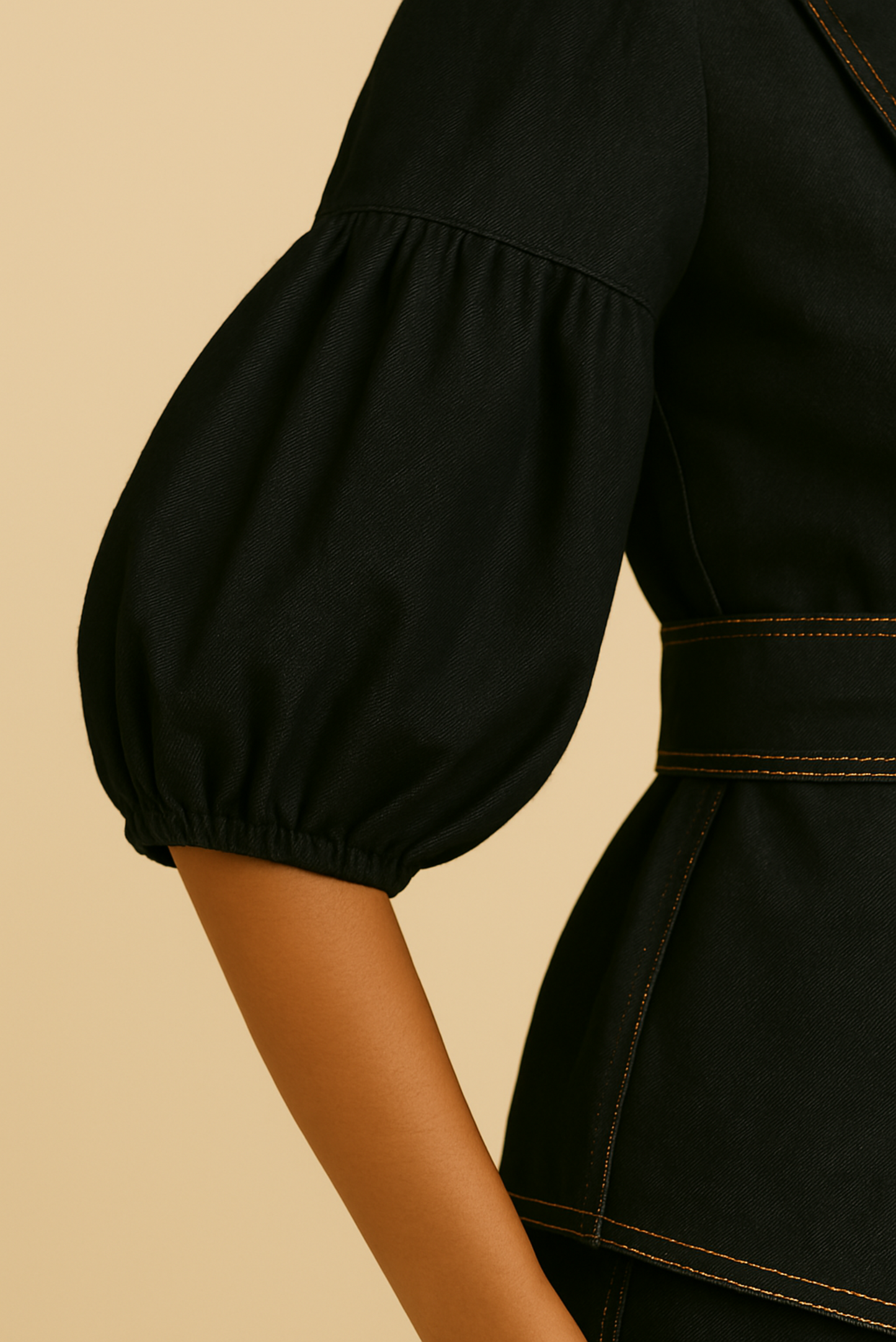 BLACK DENIM CO-ORD SET