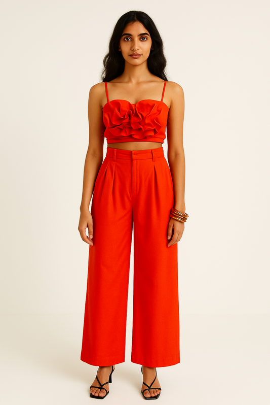 RED COORD SET