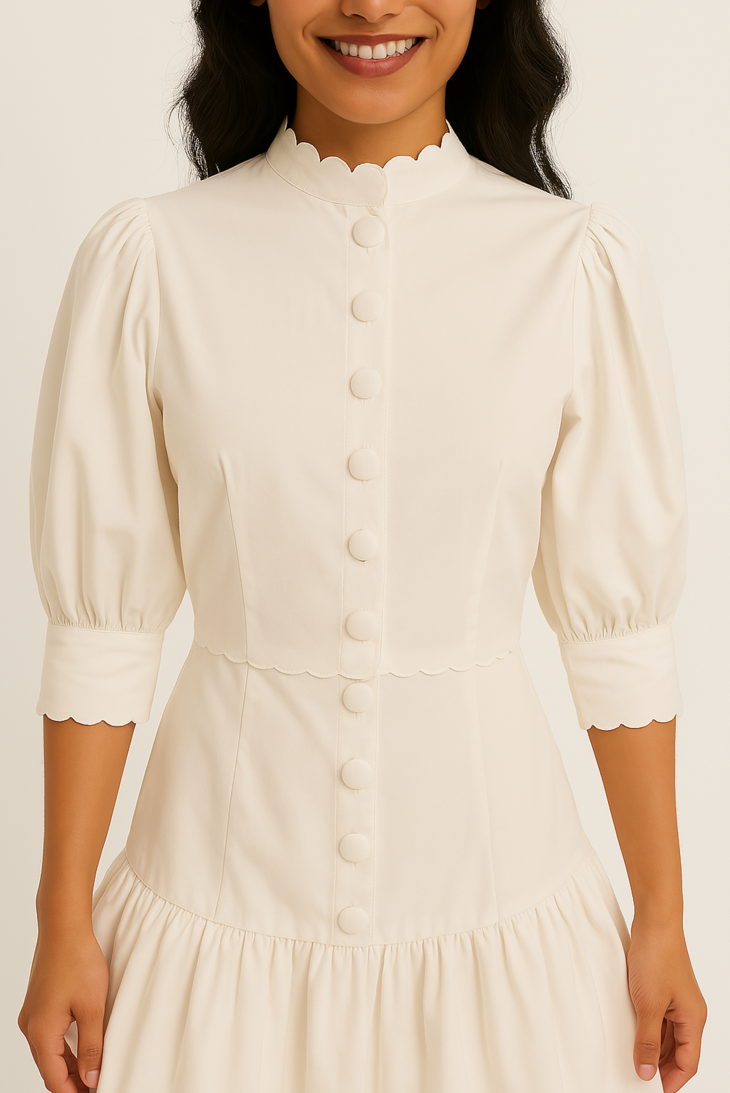 WHITE SKIRT AND TOP CO-ORD SET