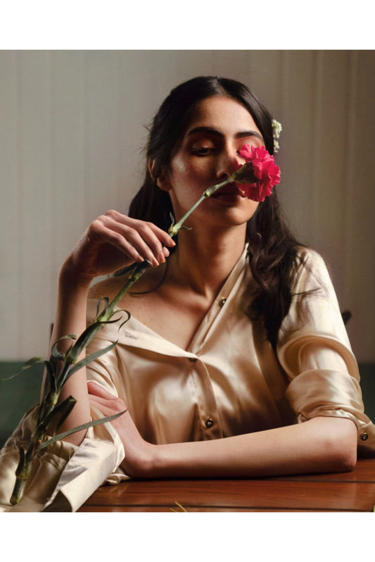 SATIN SHIRT