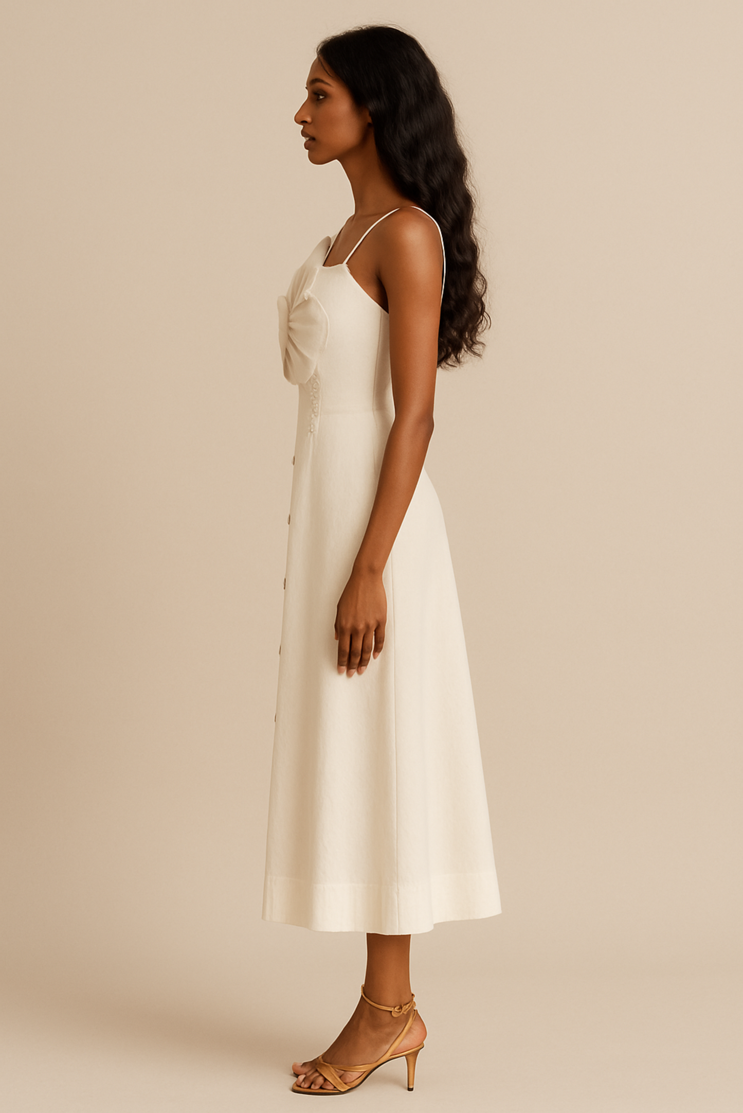 WHITE BLOOM DRESS