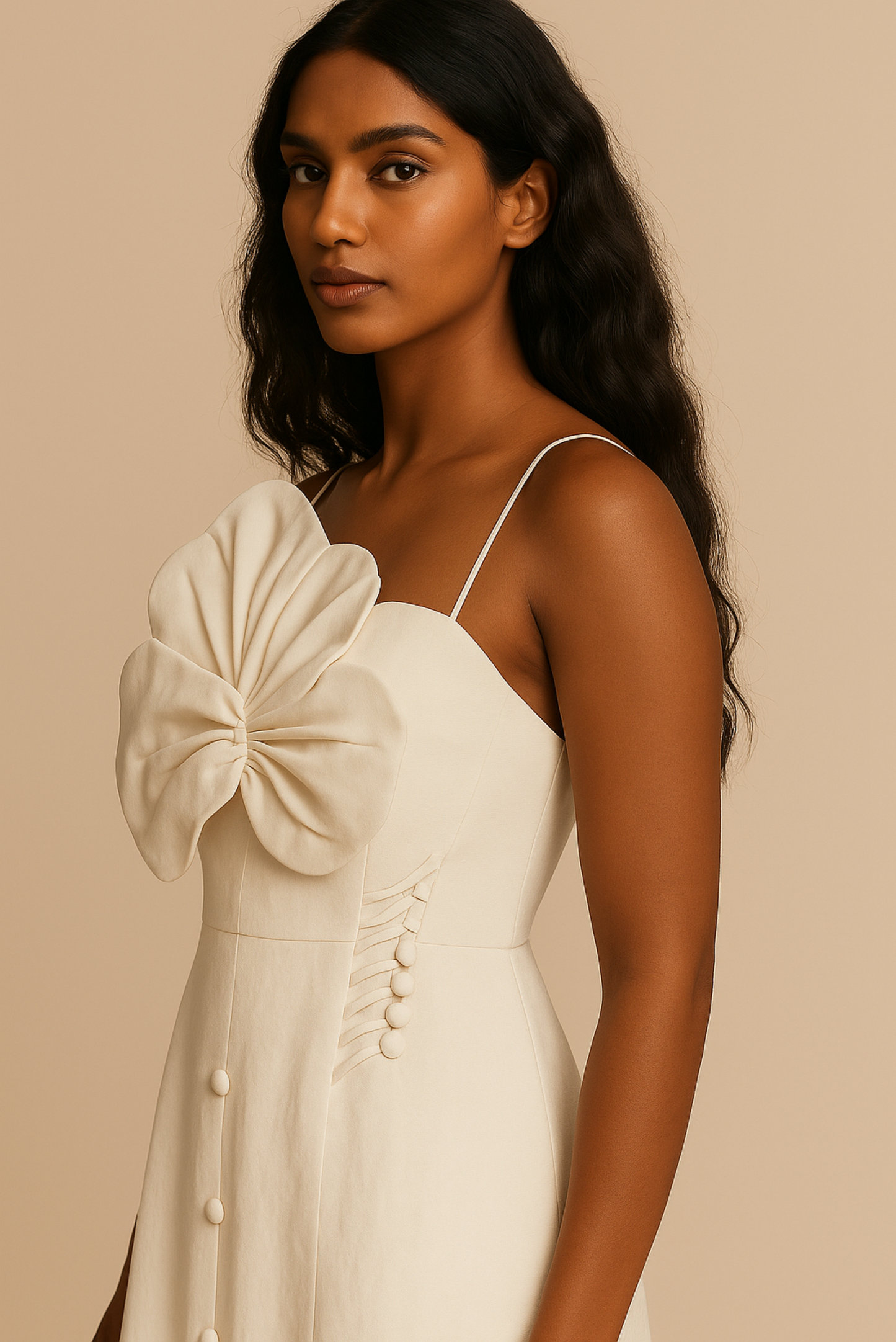 WHITE BLOOM DRESS