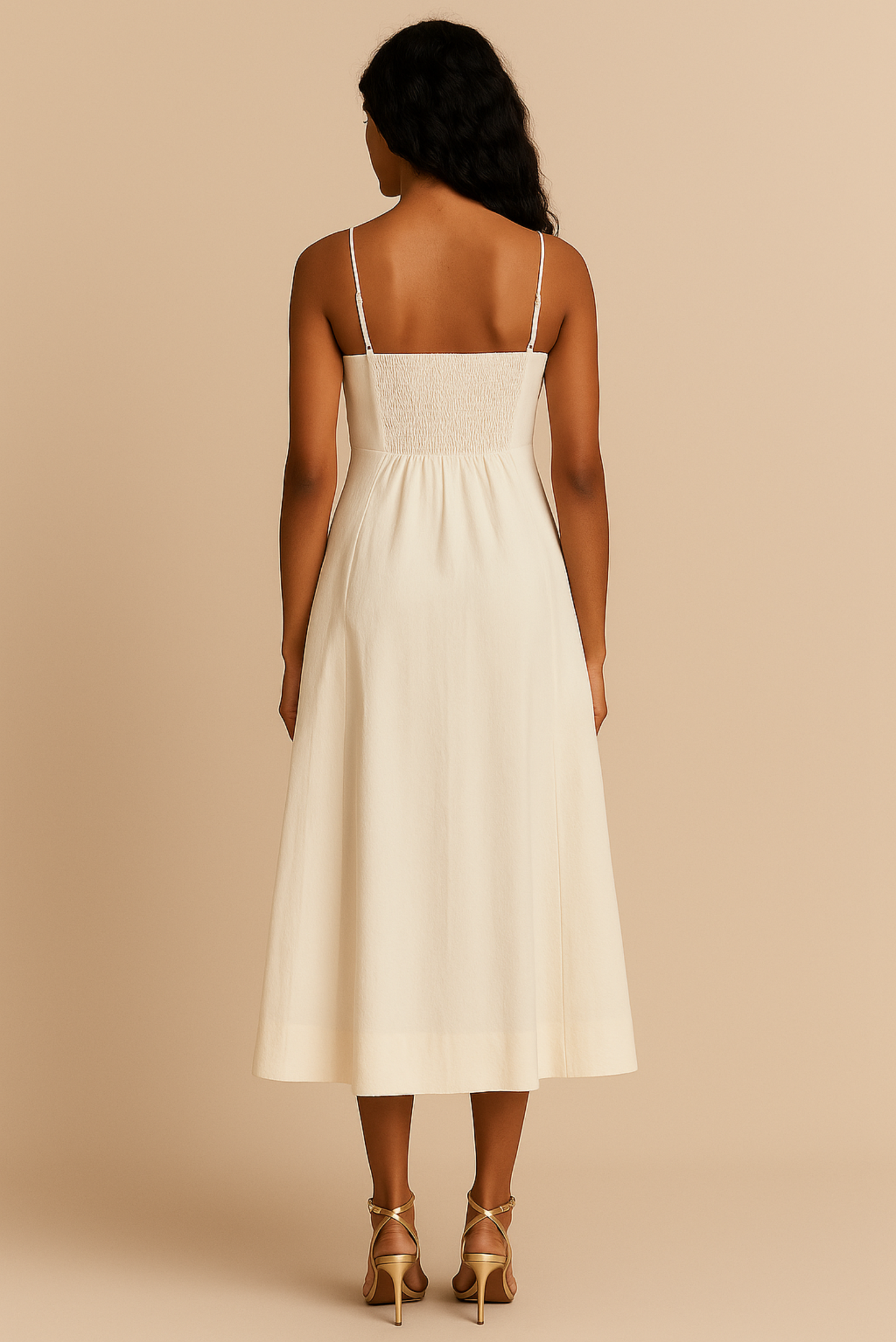 WHITE BLOOM DRESS